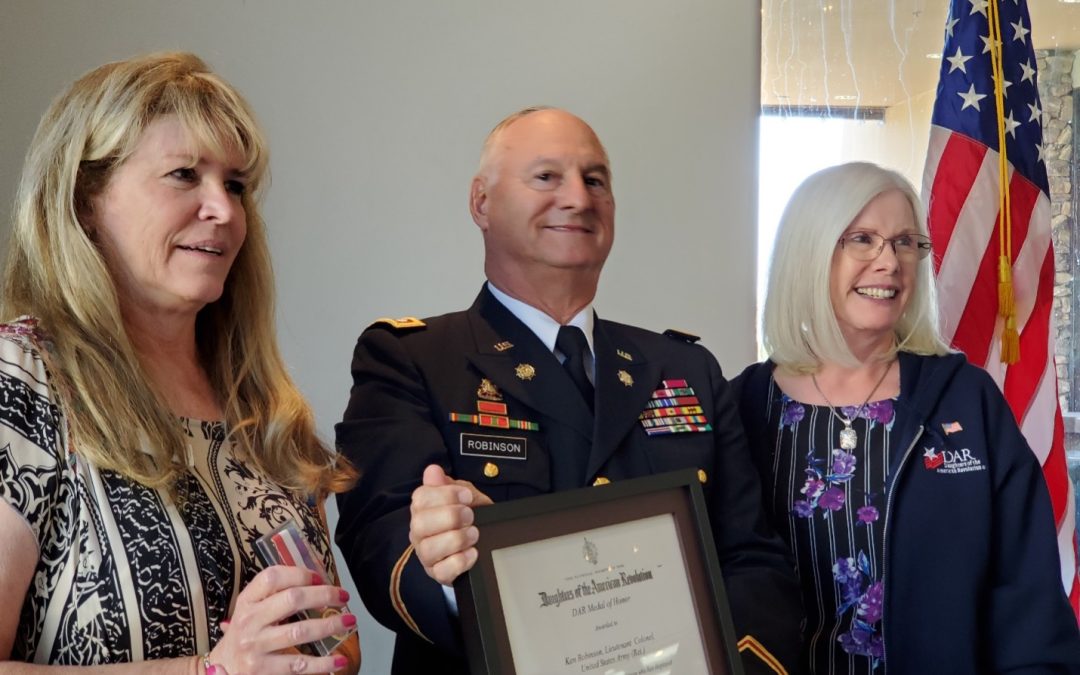 DAR Medal of Honor Presentation Honors retired Army Lt. Col. Ken Robinson on Veterans Day
