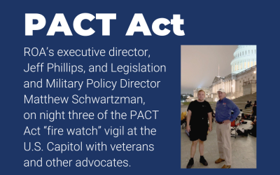 ROA hails hard-fought PACT Act Senate victory and law enactment