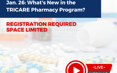 Jan. 26 Webinar: What’s New in the TRICARE Pharmacy Program