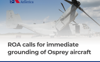 Press Release: ROA calls for immediate grounding of Osprey aircraft