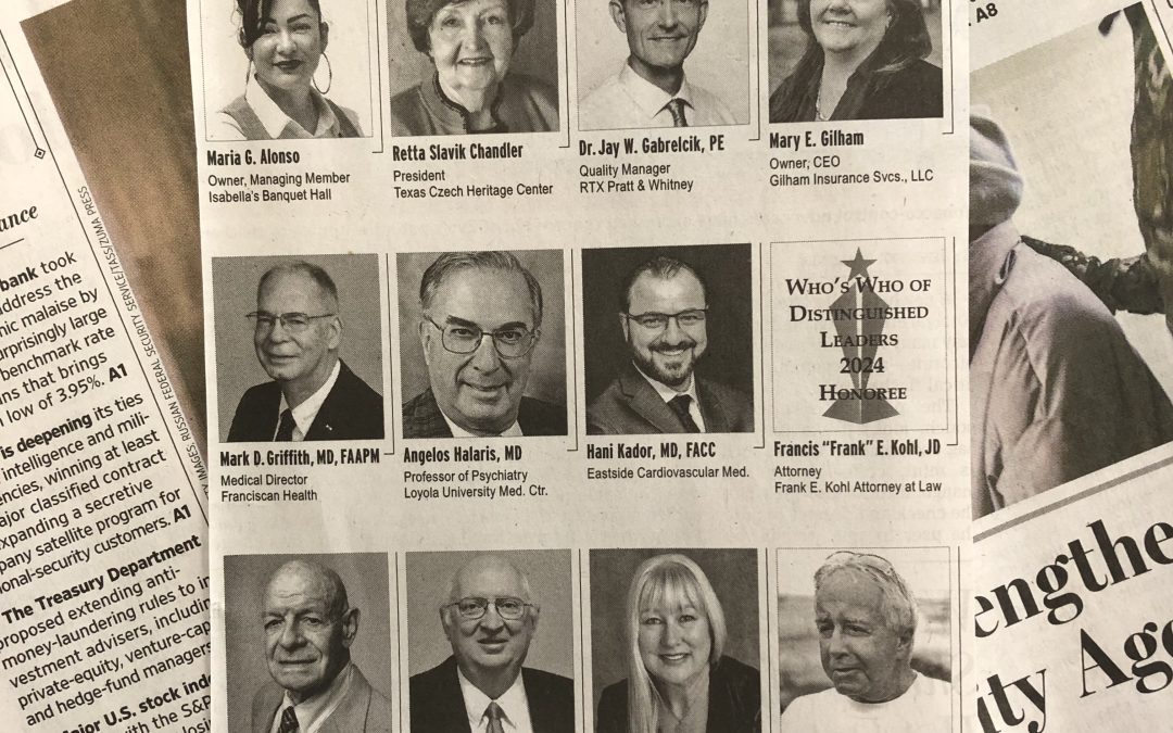 2024 Marquis Who’s Who recognizes retired U.S. Navy Capt. Morgan Little of ROA Texas Dept.