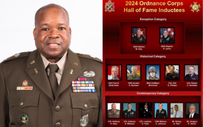 Retired U.S. Army Col. Anthony K. Atlas, Sr. inducted into 2024 Ordnance Hall of Fame