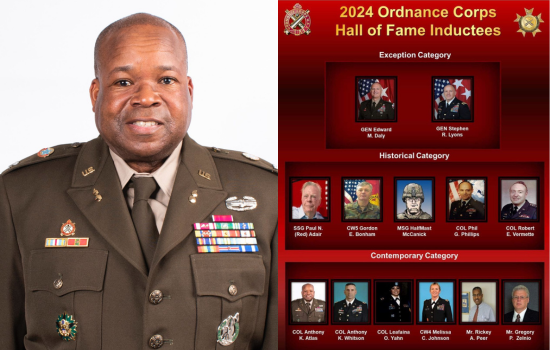 Retired U.S. Army Col. Anthony K. Atlas, Sr. inducted into 2024 Ordnance Hall of Fame