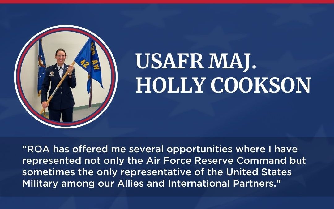 Faces of ROA: USAFR Maj. Holly Cookson