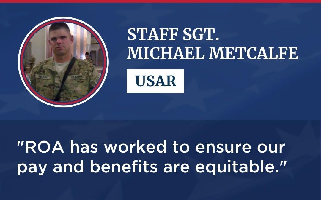 Faces of ROA: USAR Staff Sgt. Michael Metcalfe