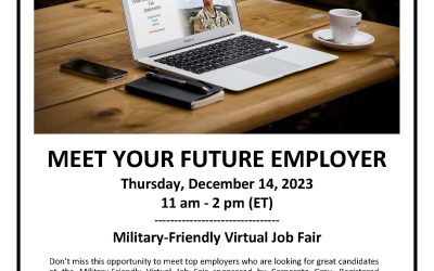 December 14 Virtual Military-Friendly Job Fair