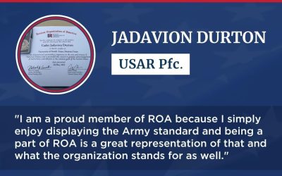 Faces of ROA: USAR Pfc. Jadavion Durton