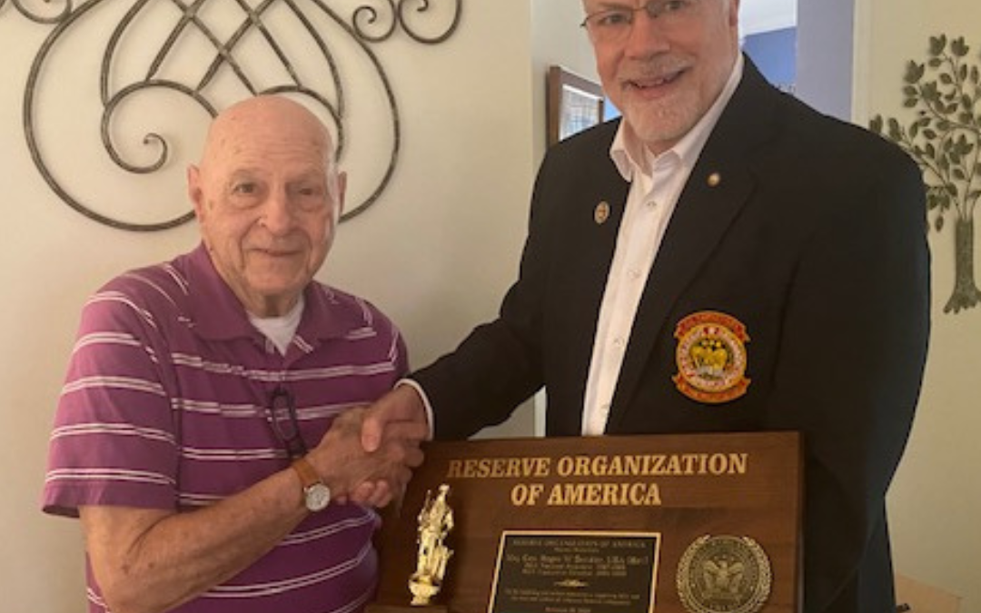 Maj. Gen. Roger W. Sandler, former U.S. Army Reserve chief, inducted into the 102nd ROA Minute Man Hall of Fame