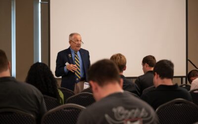 Dept. of North Carolina team briefs attendees at USAF IRR Muster