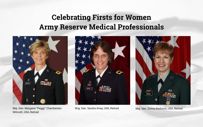 Celebrating Firsts for Women Army Reserve Medical Professionals