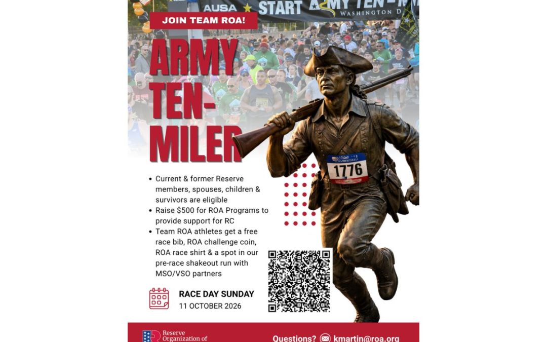 Join Team ROA for the Army Ten-Miler!